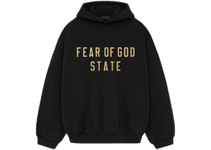 Fear of God Essentials Hoodie FW24 State Black