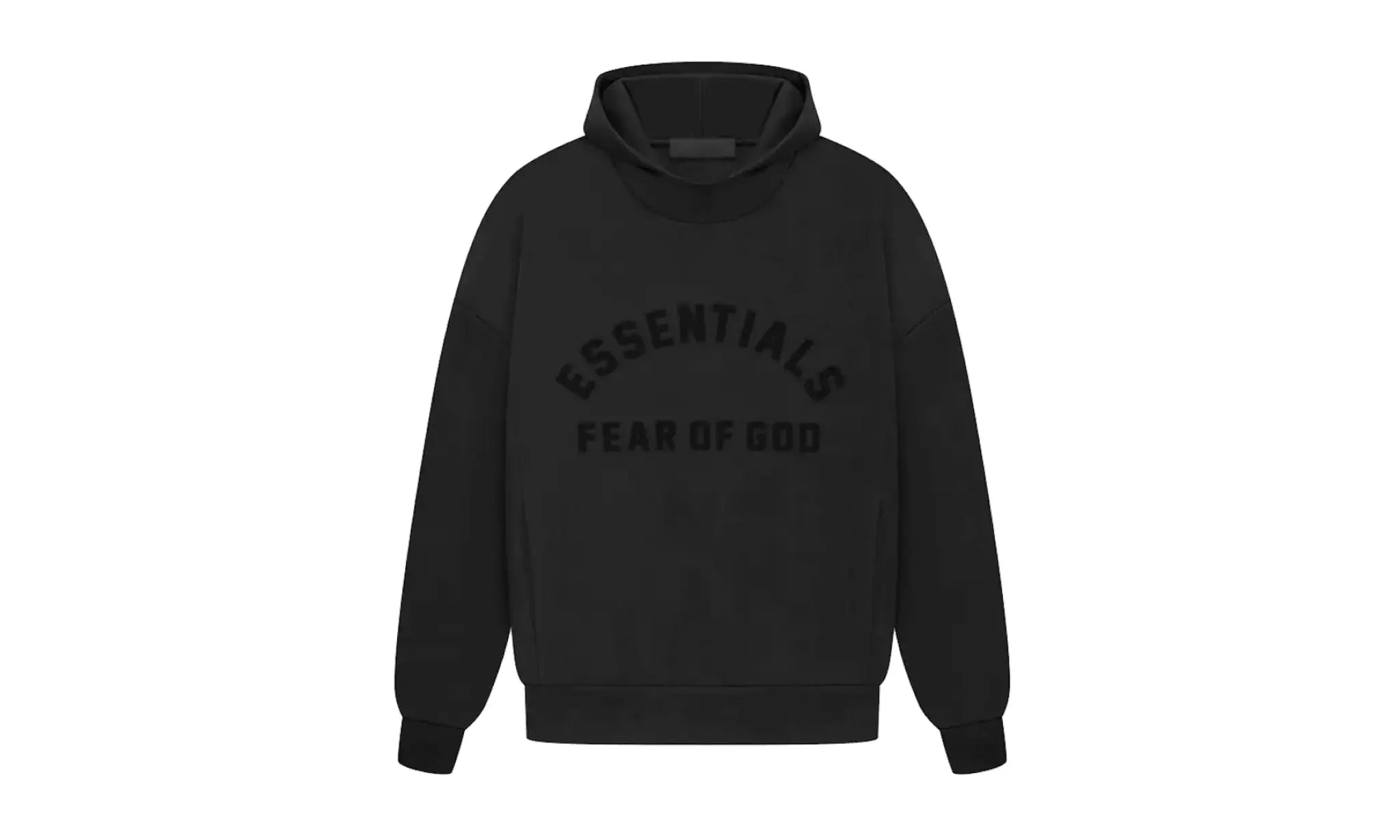 Fear of God Essentials Hoodie SS23 Black Next Step