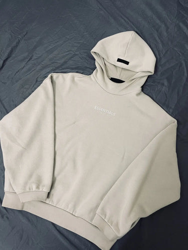 Fear of God Essentials Hoodie Silver Cloud FW23 Next Step