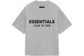 Fear of God Essentials Jersey Crewneck Tee FW24 Light Heather Gray (Double Oversized)