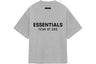 Fear of God Essentials Jersey Crewneck Tee FW24 Light Heather Gray (Double Oversized)
