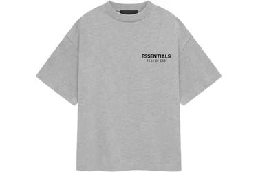 Fear of God Essentials Jersey Crewneck Tee (FW24) Light Heather Gray Next Step