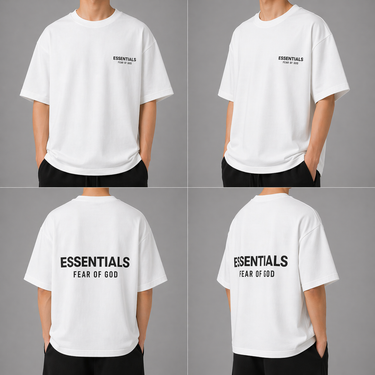 Fear of God Essentials SS25 Always On T-Shirt Bright White (Oversized)