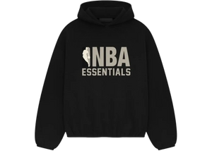Fear of God Essentials SS25 NBA Hoodie Black Grey