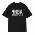 Fear of God Essentials SS25 NBA Tee Vintage Black Grey Logo (Oversized)