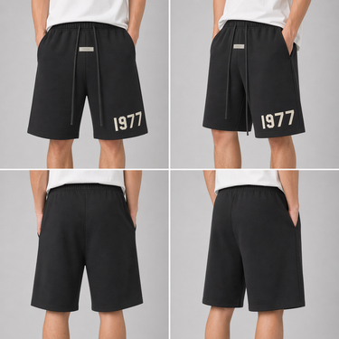 Fear of God Essentials Sweatshorts SS22 1977 Iron (Oversized)