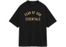 Fear of God Essentials T-Shirt FW24 Back To School Black (Double Oversized)