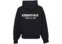 Fear of God Essentials Zip Up Hoodie Black