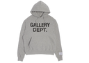 Gallery Dept. Centered Logo Hoodie Heather Grey/Black