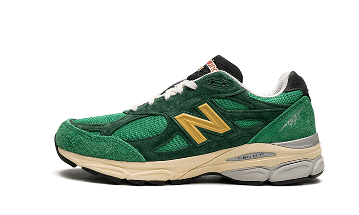 New Balance 990 V3 MiUSA Teddy Santis Green Gold Next Step