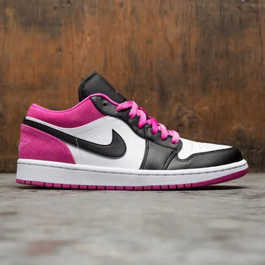 Jordan 1 Low Black Active Fuchsia Next Step