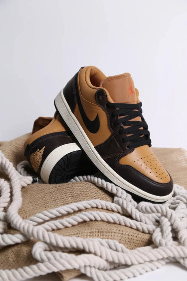 Jordan 1 Low SE Flax Baroque Brown Next Step