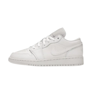 Air Jordan 1 Low Triple White Tumbled Leather