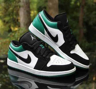 Jordan 1 Low White Black Mystic Green Next Step
