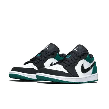 Jordan 1 Low White Black Mystic Green Next Step
