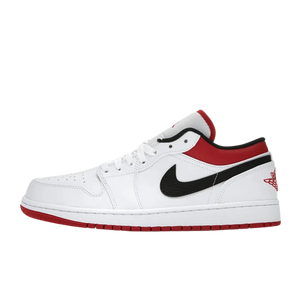 Air Jordan 1 Low White University Red Black