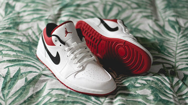 Jordan 1 Low White University Red Black Next Step