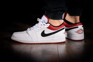 Jordan 1 Low White University Red Black Next Step