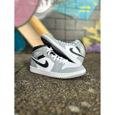 Jordan 1 Mid Light Smoke Grey (GS) Next Step