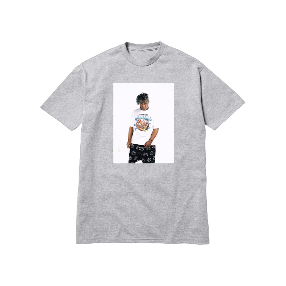 Juice Wrld X Revenge Photo T-Shirt Grey