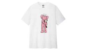KAWS x Uniqlo Pink BFF Tee White