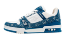Louis Vuitton LV Trainer Monogram Denim White Blue