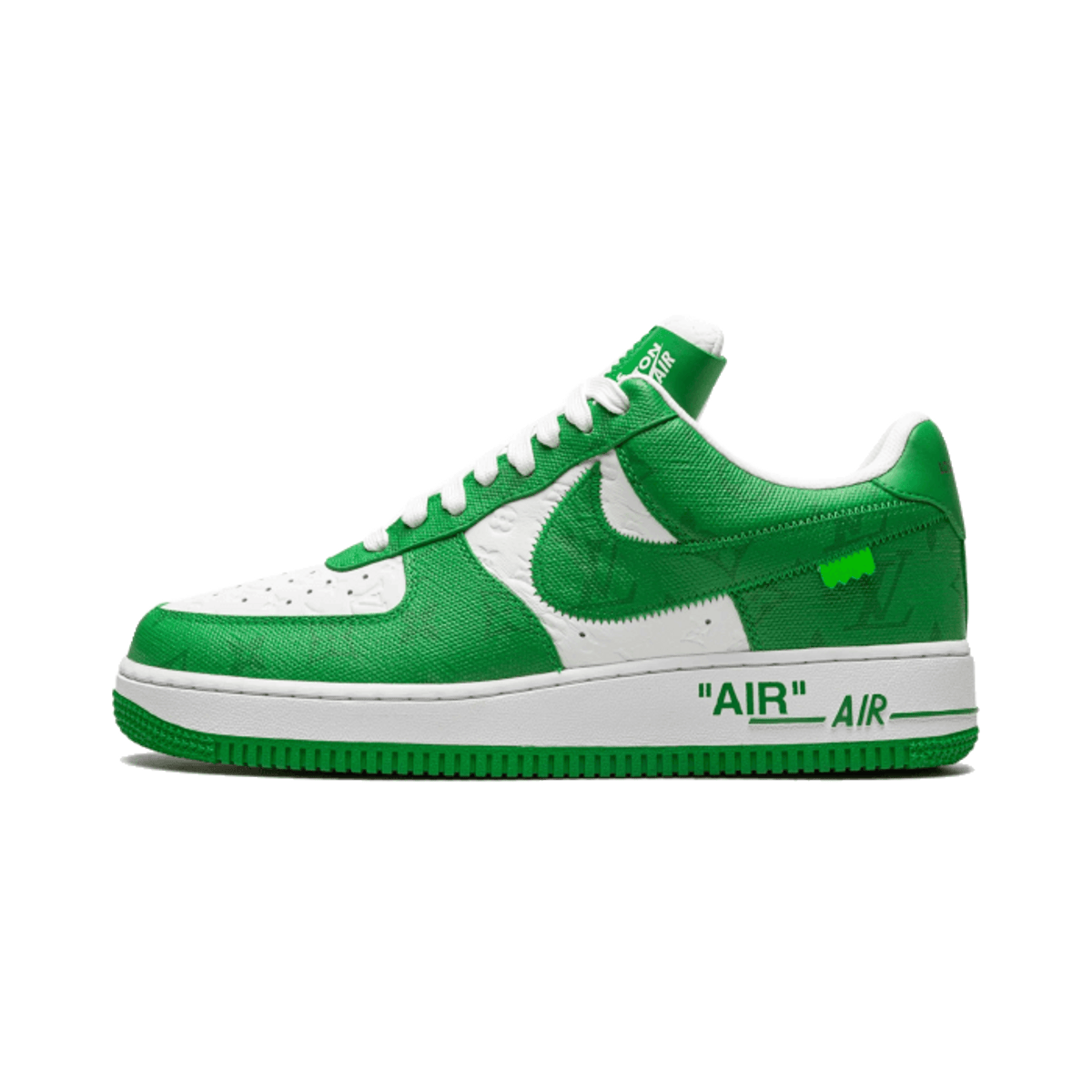 Louis Vuitton Nike Air Force 1 Low By Virgil Abloh White Green