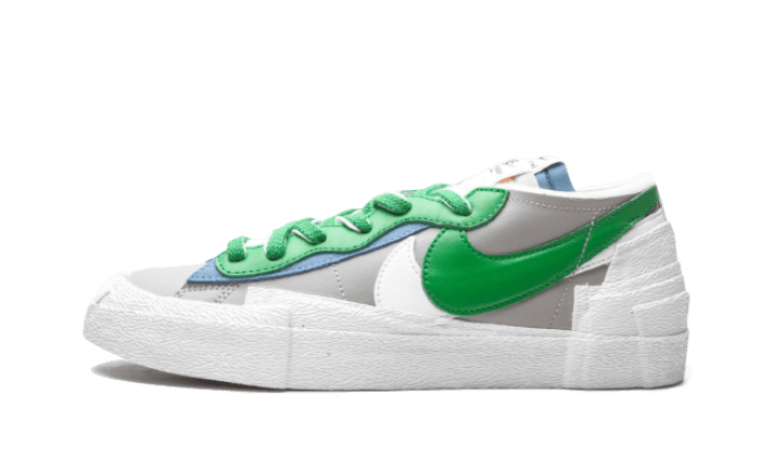 Nike Blazer Low Sacai Medium Grey Classic Green Next Step