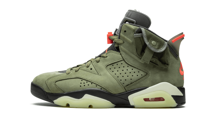 Air Jordan 6 Travis Scott Medium Olive Next Step