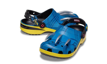Marvels Wolverine x Crocs Classic Clog Blue Yellow Next Step