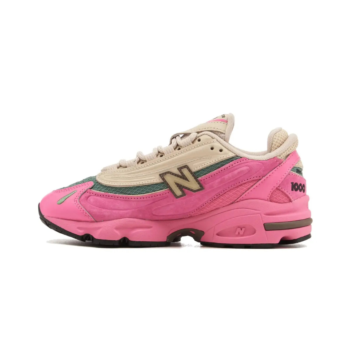 New Balance 1000 Tan Pink Green