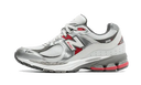 New Balance 2002R Silver Metallic Team Red