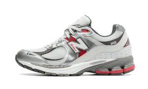 New Balance 2002R Silver Metallic Team Red