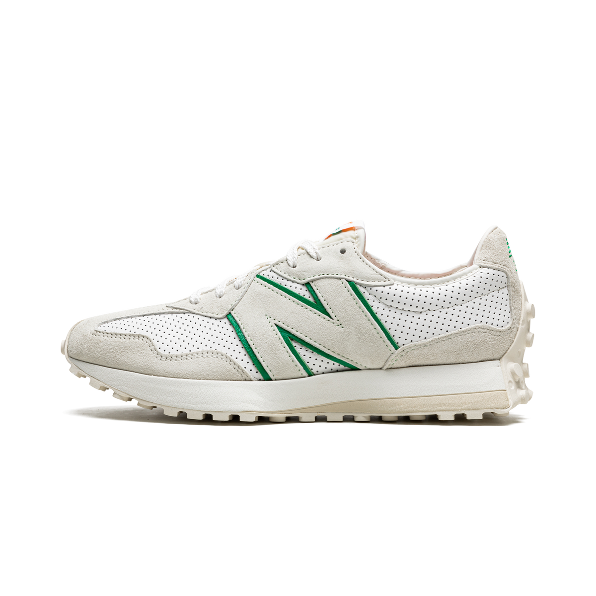New Balance 327 Casablanca Green Logo