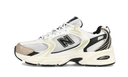 New Balance 530 White Light Gold Metallic