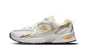 New Balance 530 White Vibrant Apricot Silver Metallic