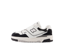 New Balance 550 Bungee Lace White Black Rain Cloud (PS)