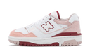 New Balance 550 White Scarlet Pink