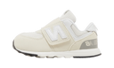 New Balance 574 Hook and Loop Nimbus Cloud White (TD)
