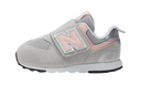 New Balance 574 Hook and Loop Rain Cloud Pink Haze (TD)
