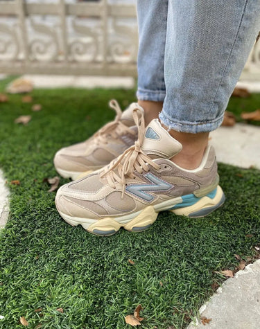 New Balance 9060 Ivory Cream Pink Sand Next Step