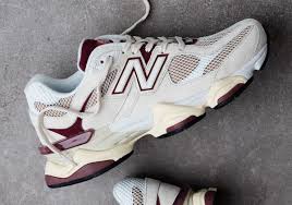New Balance 9060 Linen Burgundy Next Step