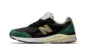 New Balance 990 V3 Black Green Yellow