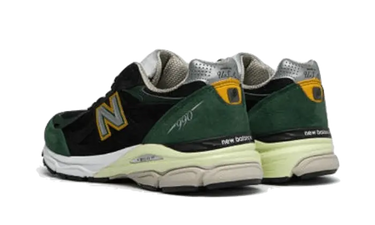 New Balance 990 V3 Black Green Yellow Next Step