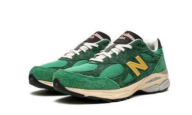 New Balance 990 V3 MiUSA Teddy Santis Green Gold Next Step