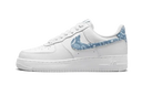 Nike Air Force 1 Low '07 Essential White Worn Blue Paisley