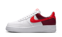 Nike Air Force 1 Low '07 White Light Crimson Gold Charm Bracelet