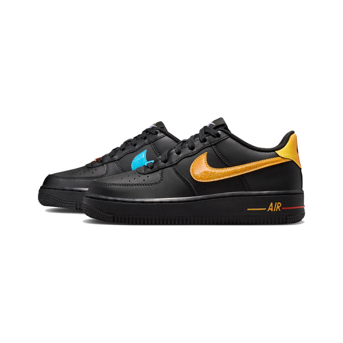 Nike Air Force 1 Low Black Multi-Color