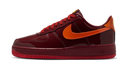 Nike Air Force 1 Low Patent Leather Dark Team Red Safety Orange