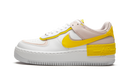 Nike Air Force 1 Low Shadow White Barely Rose Speed Yellow
